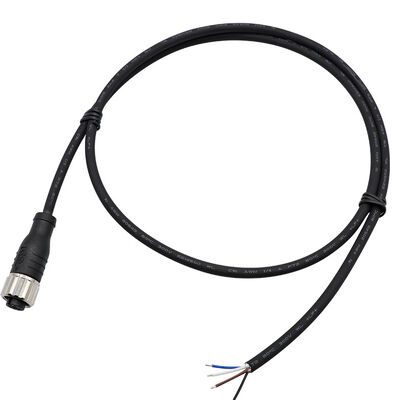 M12 Male/Female Round Waterproof Connector for Electric Motorcycle LEV Control