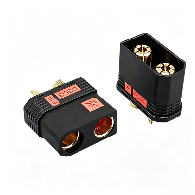QS8-S UAV Power Cable Plug 12AWG Wire Gauge 110A Integrated High-Power Connectors