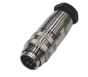 IP67/IP68 AISG Connector Straight Orientation With Brass Body Material