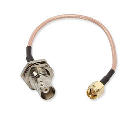 RG400 Pigtail Adapter BNC RF Coaxial Connector Male To Male 10cm Cable