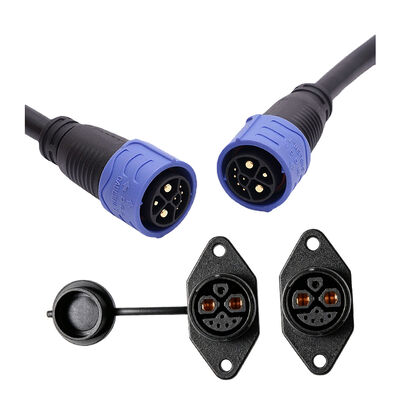 M25 IP67 Waterproof 50A EV Charging Connector for E-Scooter & Motorcycle