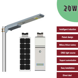 Solar Powered Bollards Street Lights , Solar Street Light With Motion Sensor
