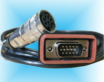 Control Cable RET AISG Cable With D-Sub 15 Pin Male Machined Contacts To C091 AISG M10 Cable