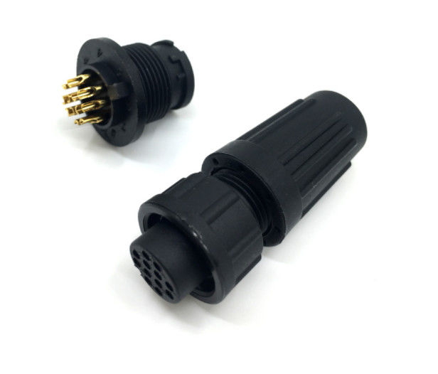 Ltw 12Pin Plastic Waterproof Electrical Connectors Locking Type