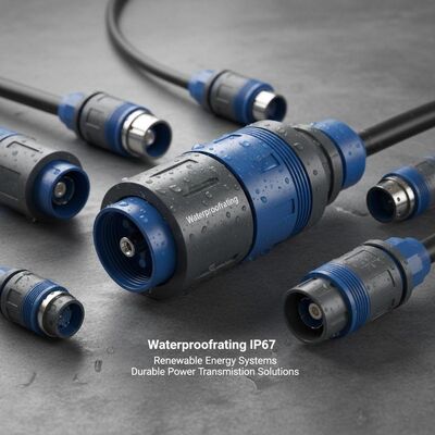 Waterproofrating IP67 Renewable Energy Connectors for Renewable Energy Systems Ensuring Durable and Power Transmission Solutions
