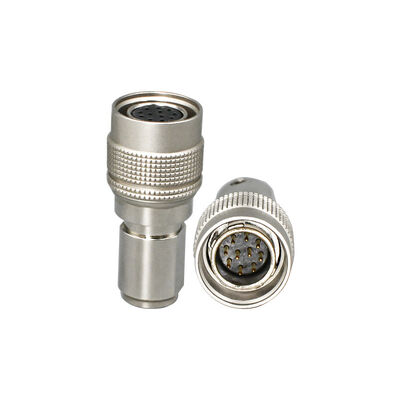 12PIN HRS Push-Pull Self-Locking Industrial Camera Connector For Machine Vision