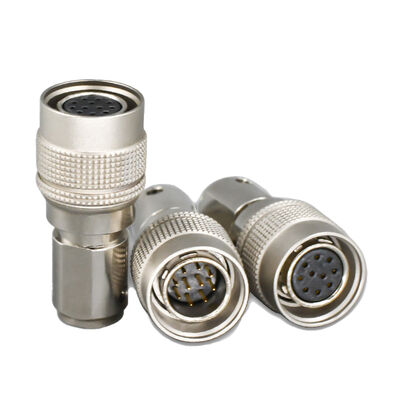 12PIN HRS Push-Pull Self-Locking Industrial Camera Connector For Machine Vision
