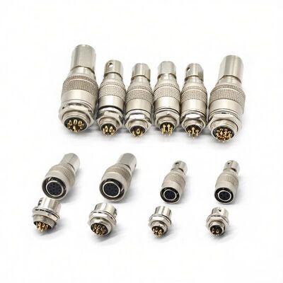 12PIN HRS Push-Pull Self-Locking Industrial Camera Connector For Machine Vision
