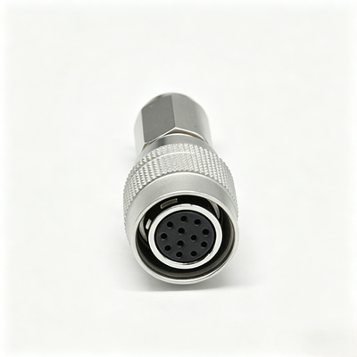 HR10A-10P-12S 12-Pin Female Circular Connector Push-Pull Plug for Industrial Camera & Medical Equipment