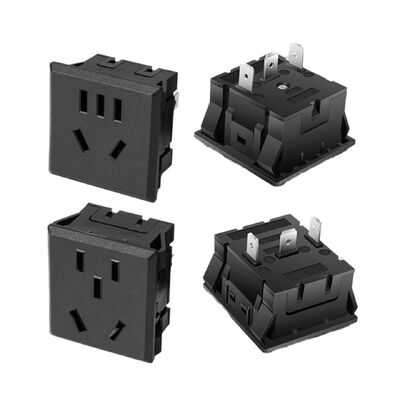 AC Power Socket Series Withstand 1500V Voltage Resistance And 10A Rated Current For UPS Systems