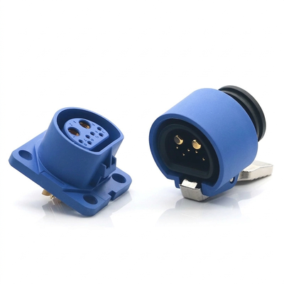 EV Backup Terminal Series M18-2+6 High Power 500V 20A Durable Charging Connector