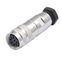 Long Soldering Type AISG Female Male Connector M12 M16 8pin Assembly