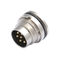 M / F Waterproof Moulding Solderness AISG Connector Male To Female M12 8pin