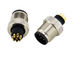 5pin 8pin M12 Circular  Straight angle Wire Cable assembly Male Female connector for PCB CCTV camera automative