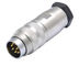 Electric Cable 8 pin straight angle threaded coupling infrastructure Waterproof Cable Connector