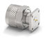 18GHz, N Type Plug(Male) Straight Connector, 4-Hole Flange(17.5mm*17.5mm), Stainless steel
