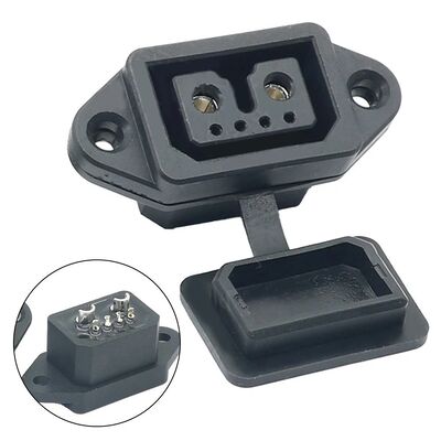 40A 500V Waterproof LEV Charging Connector 2+4 Pin Socket