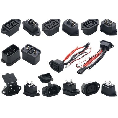 40A 500V Waterproof LEV Charging Connector 2+4 Pin Socket