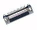 90 Degree 25 Pin D Sub Male Connector Two Rows Female DR With Back Shell