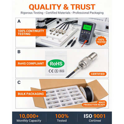 Hirose HR10A Compatible 4/6/12 Pin Industrial Camera Connector