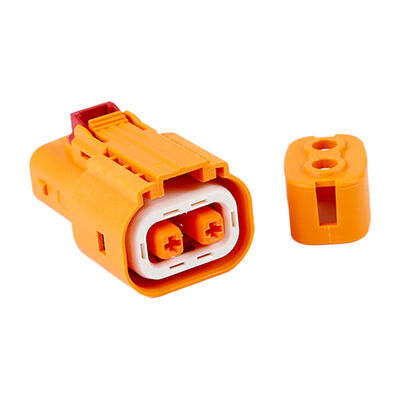 EV High Voltage Interlock Connector 2 Pin Straight Type for Energy Storage & Electric Vehicles