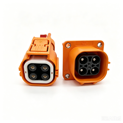 Small Square HVIL Connector 800V 46A for EV | RitianLink