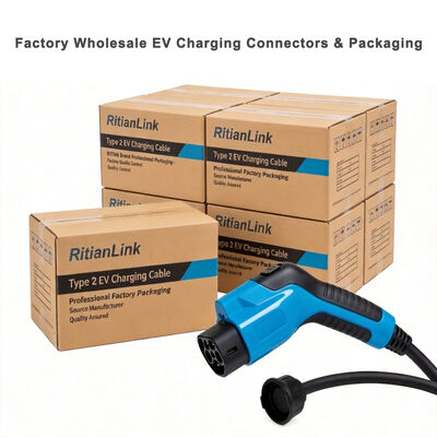 IEC 62196-2 Type 2 EV Charging Cable – 16A/32A 3-Phase 22kW Fast, Safe & Durable