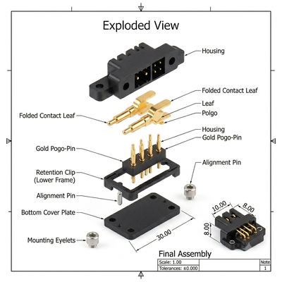 40A Lithium Battery Discharge Plug Connector Xiaomi 2.4 Series