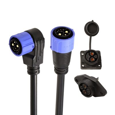 M25 IP67 Waterproof 50A EV Charging Connector for E-Scooter & Motorcycle