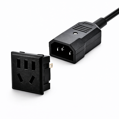 IEC 60320 AC Power Socket 10A 1500V Panel Mount for UPS Systems