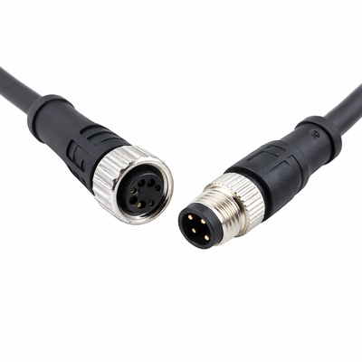 M8 Circular 2-5PIN Male & Female IP67 Waterproof A-Coded Sensor Connector