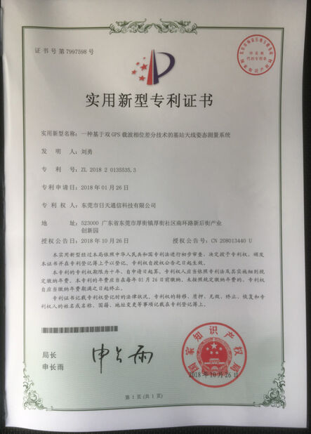 China Dongguan RitianLink Technology Co., Ltd. certification